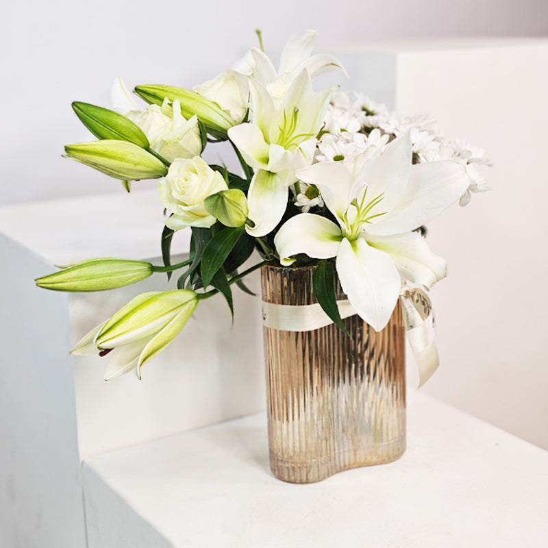 الأناقة البيضاء