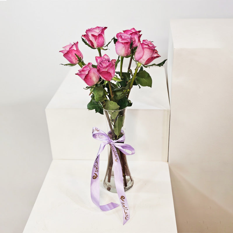 توهج بتلات الورد