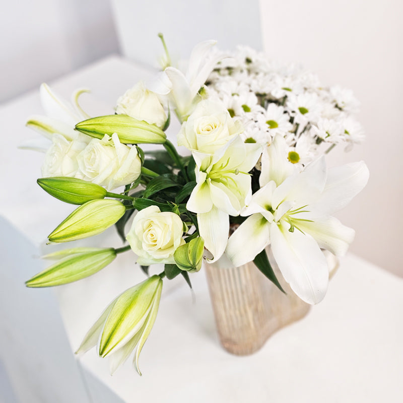 الأناقة البيضاء