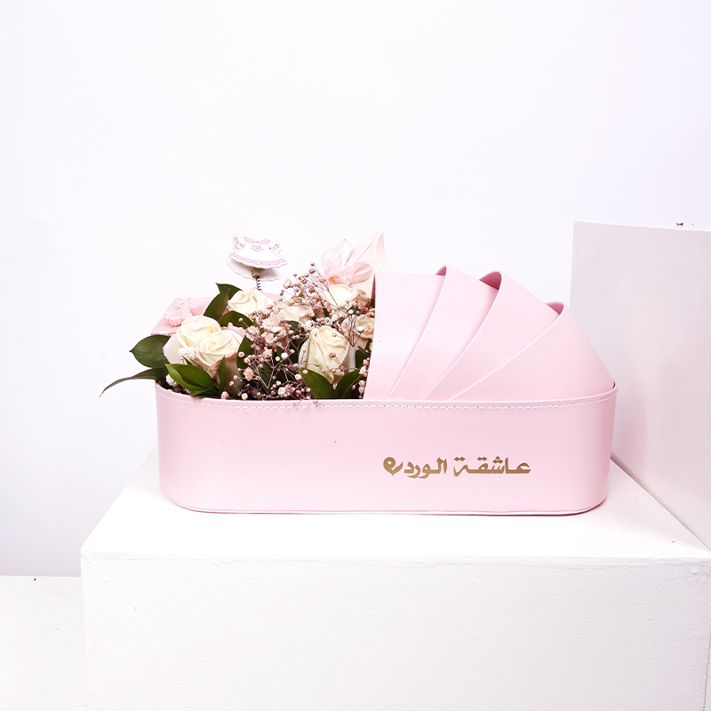 فرحة الزهرة الوردية