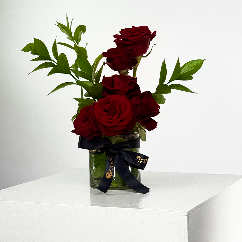 وردة رومانسية سعيدة