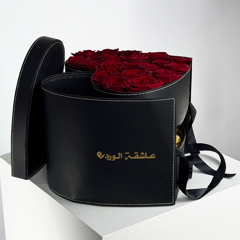 صندوق الزهور والشوكولاتة الصادقة