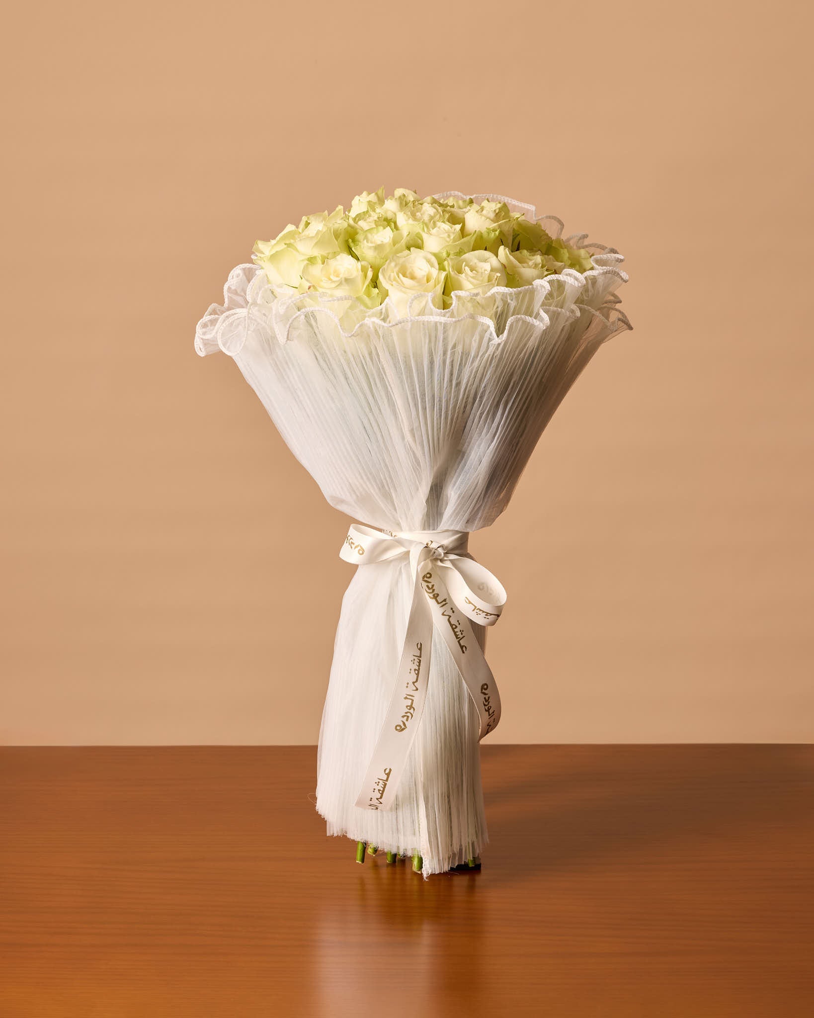 25 White Roses Bouquet