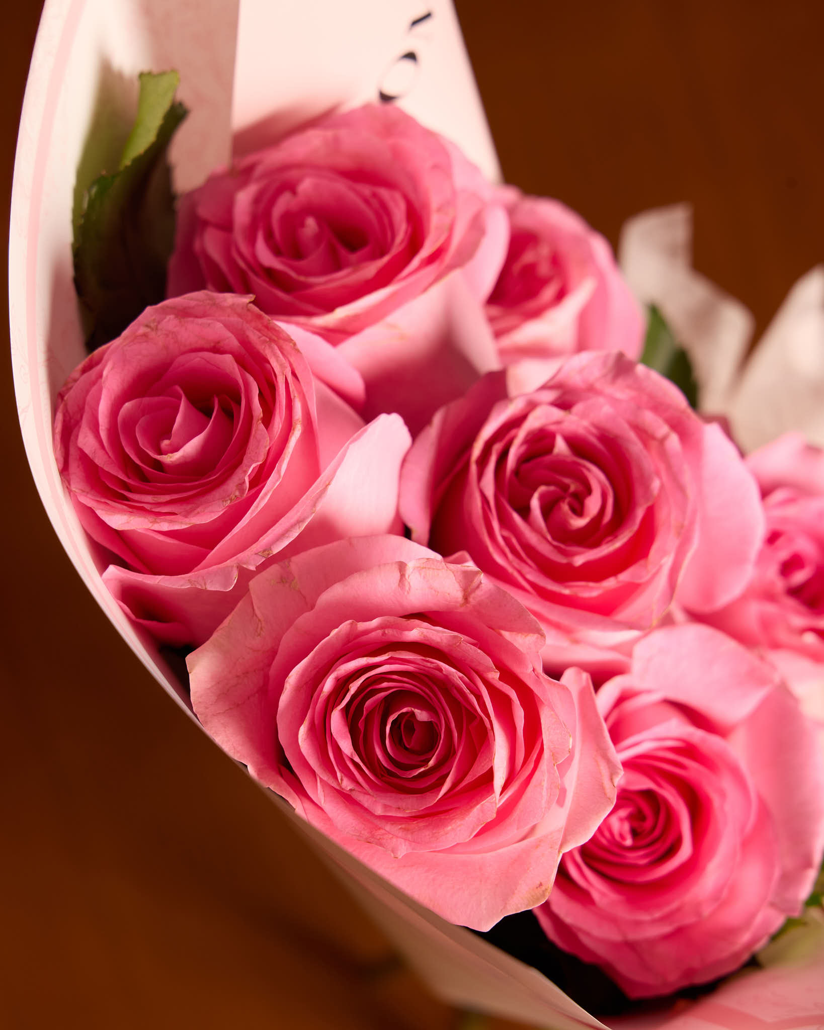 باقة من 7 ورود وردية