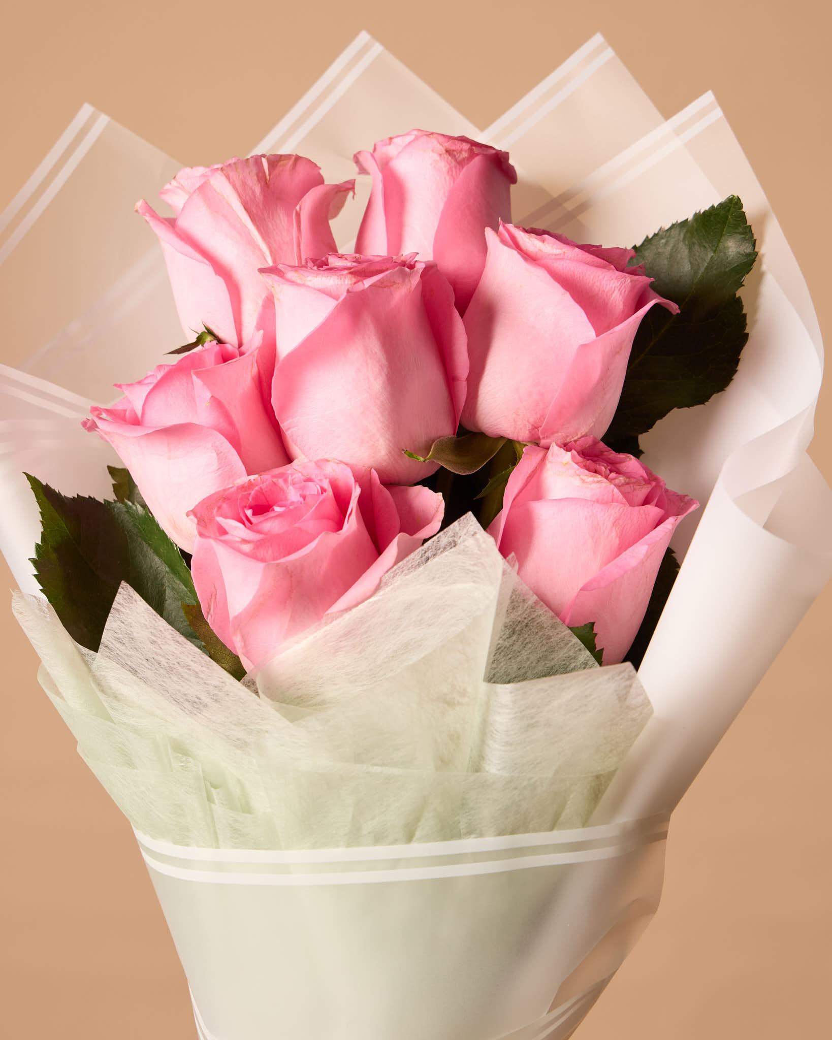 باقة من 7 ورود وردية