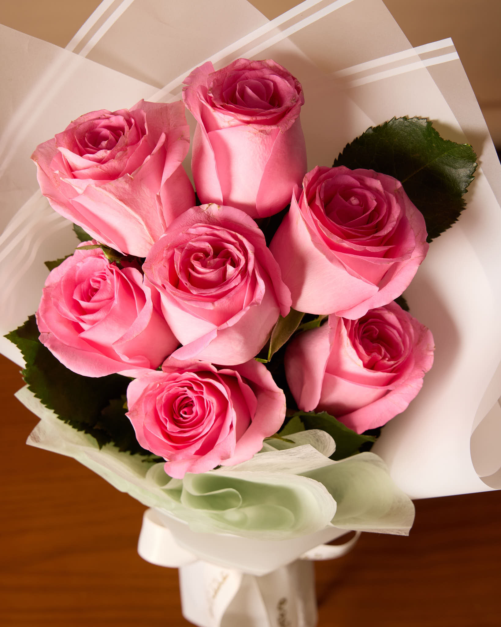 باقة من 7 ورود وردية