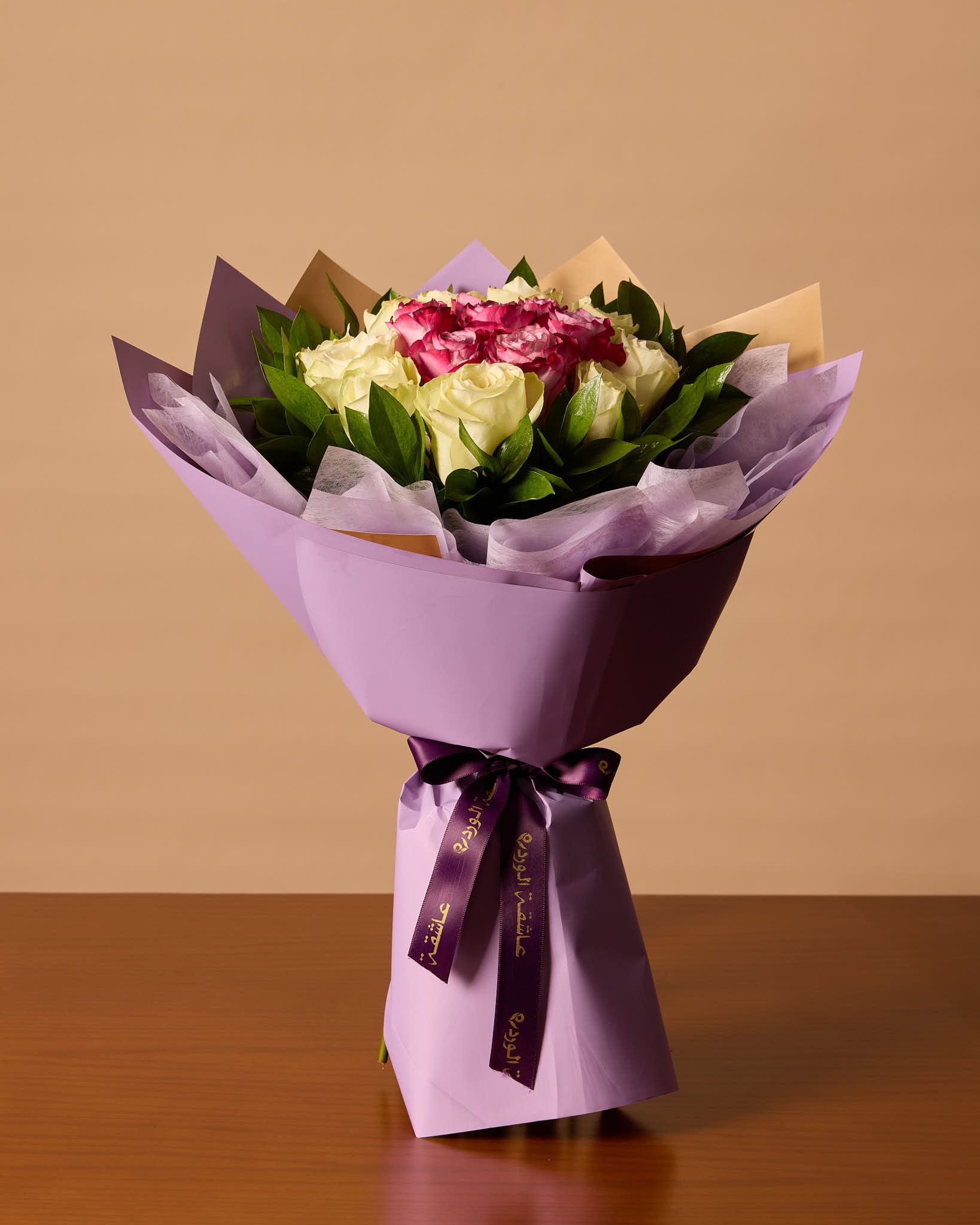 باقة من الورود المتفتحة