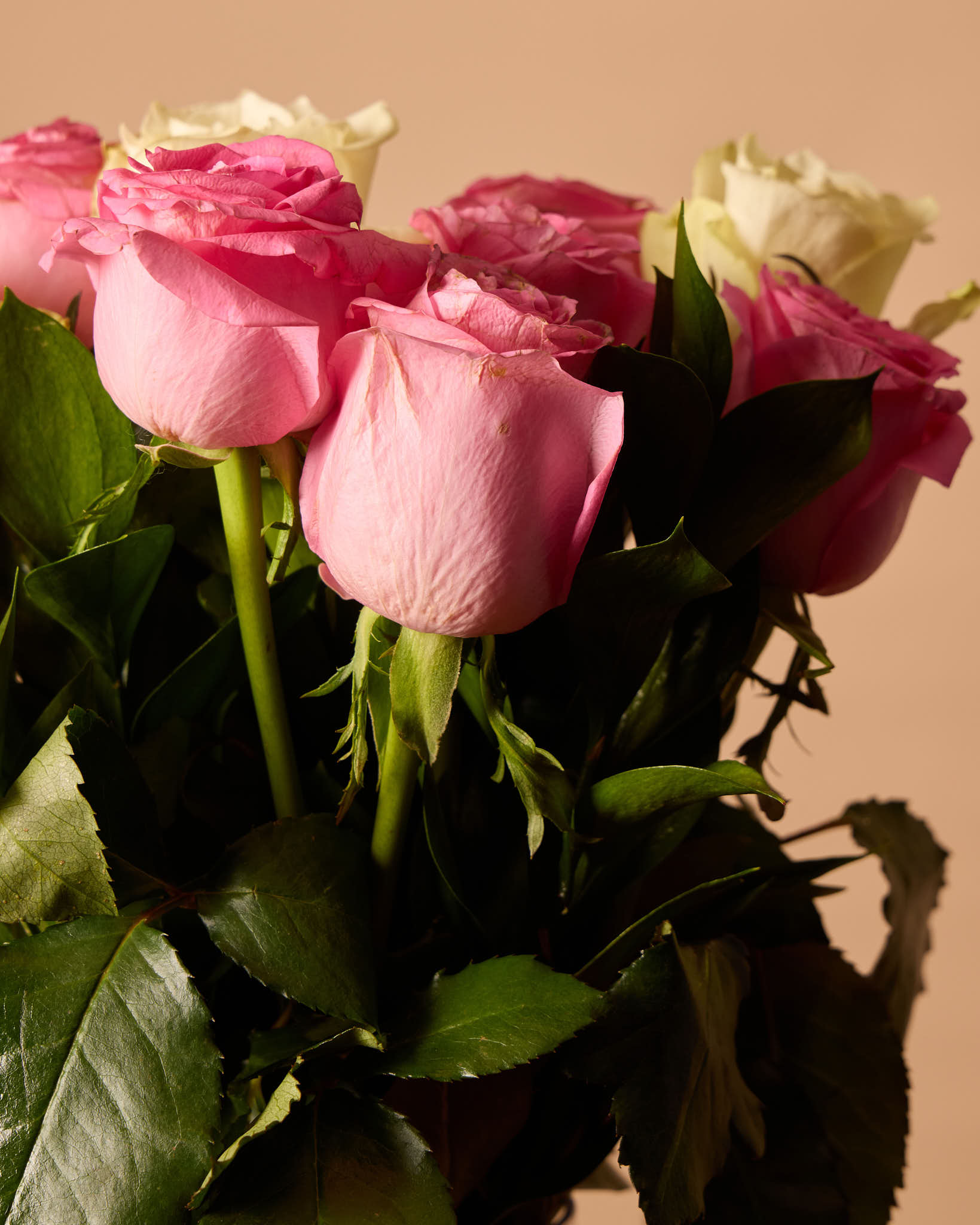 مزهرية ورود متنوعة