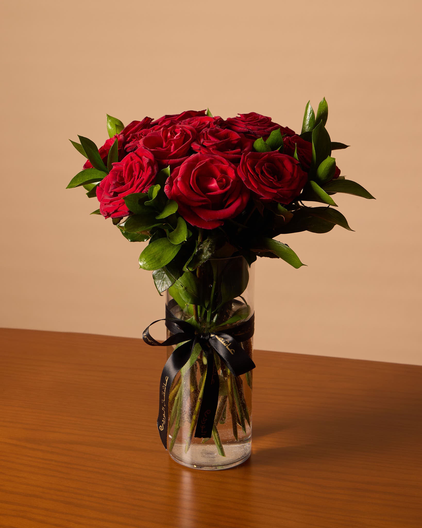 Red Roses Vase