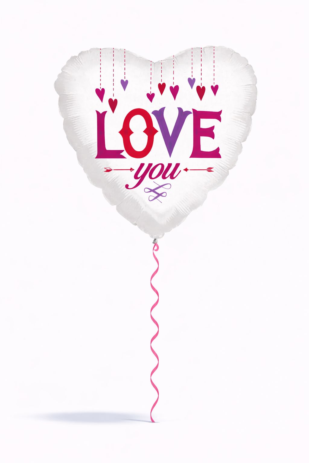 Love You Helium Balloon