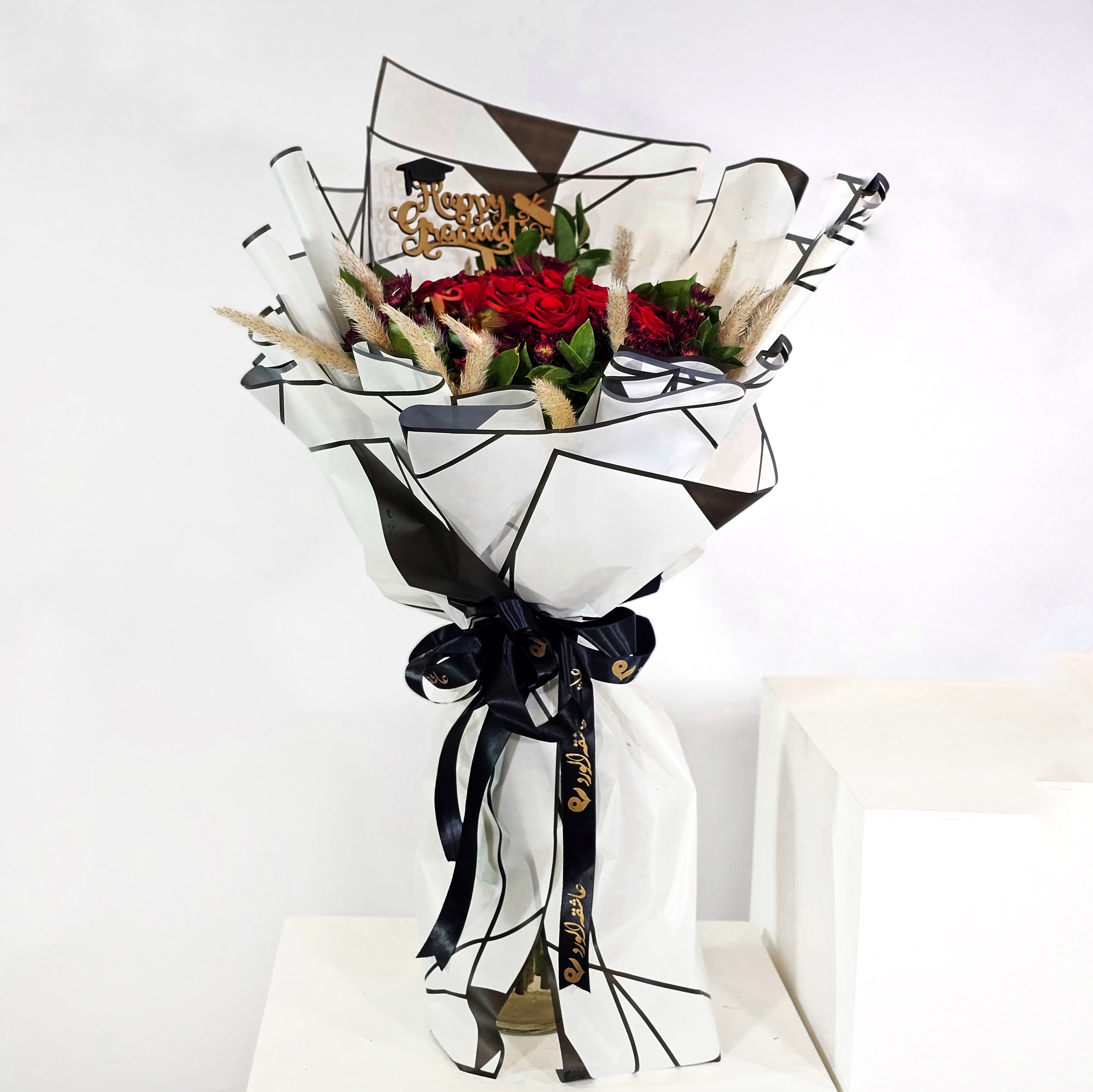 باقة النجاح القرمزي