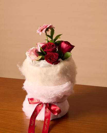 Crimson Cotton Bloom