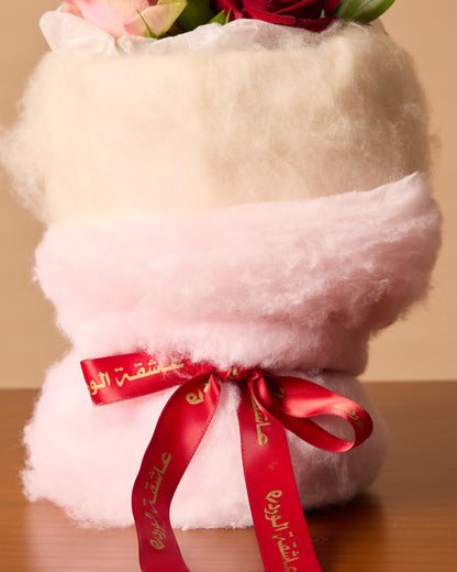 Crimson Cotton Bloom