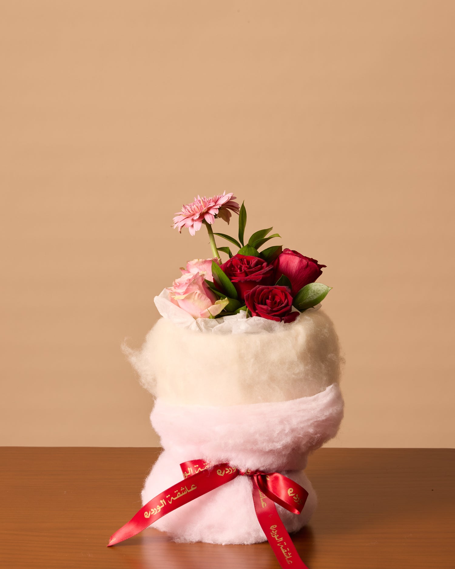 Crimson Cotton Bloom