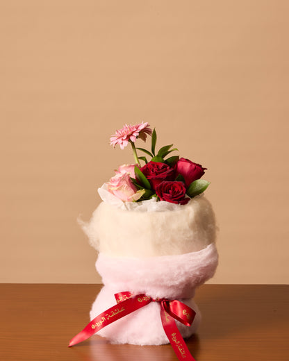 Crimson Cotton Bloom