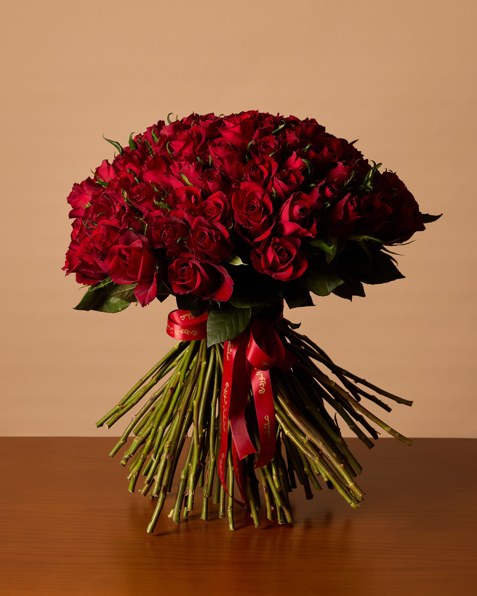 100 Red Roses Bouquet