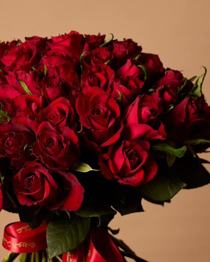 100 Red Roses Bouquet