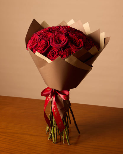 25 Red Roses Bouquet