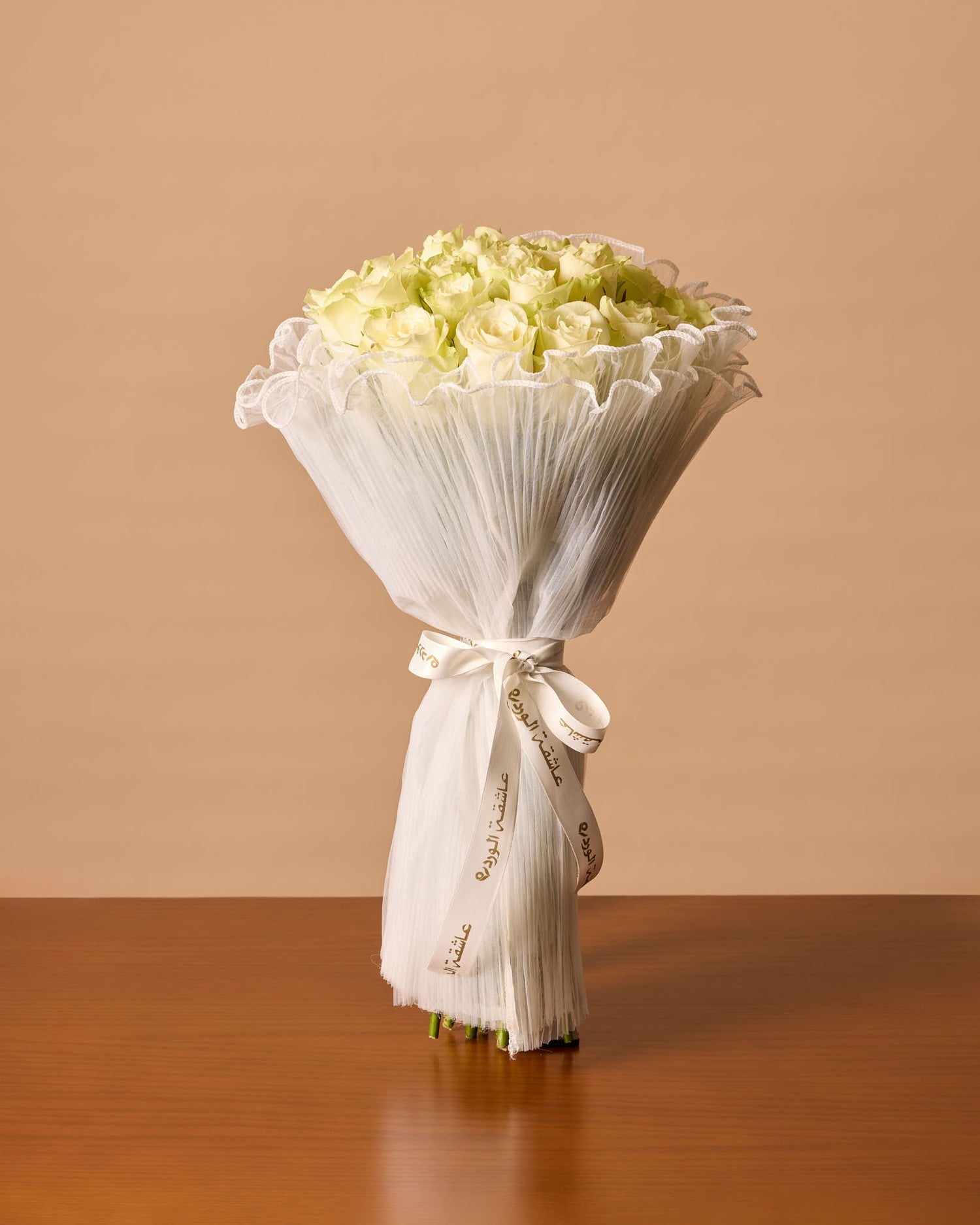 25 White Roses Bouquet