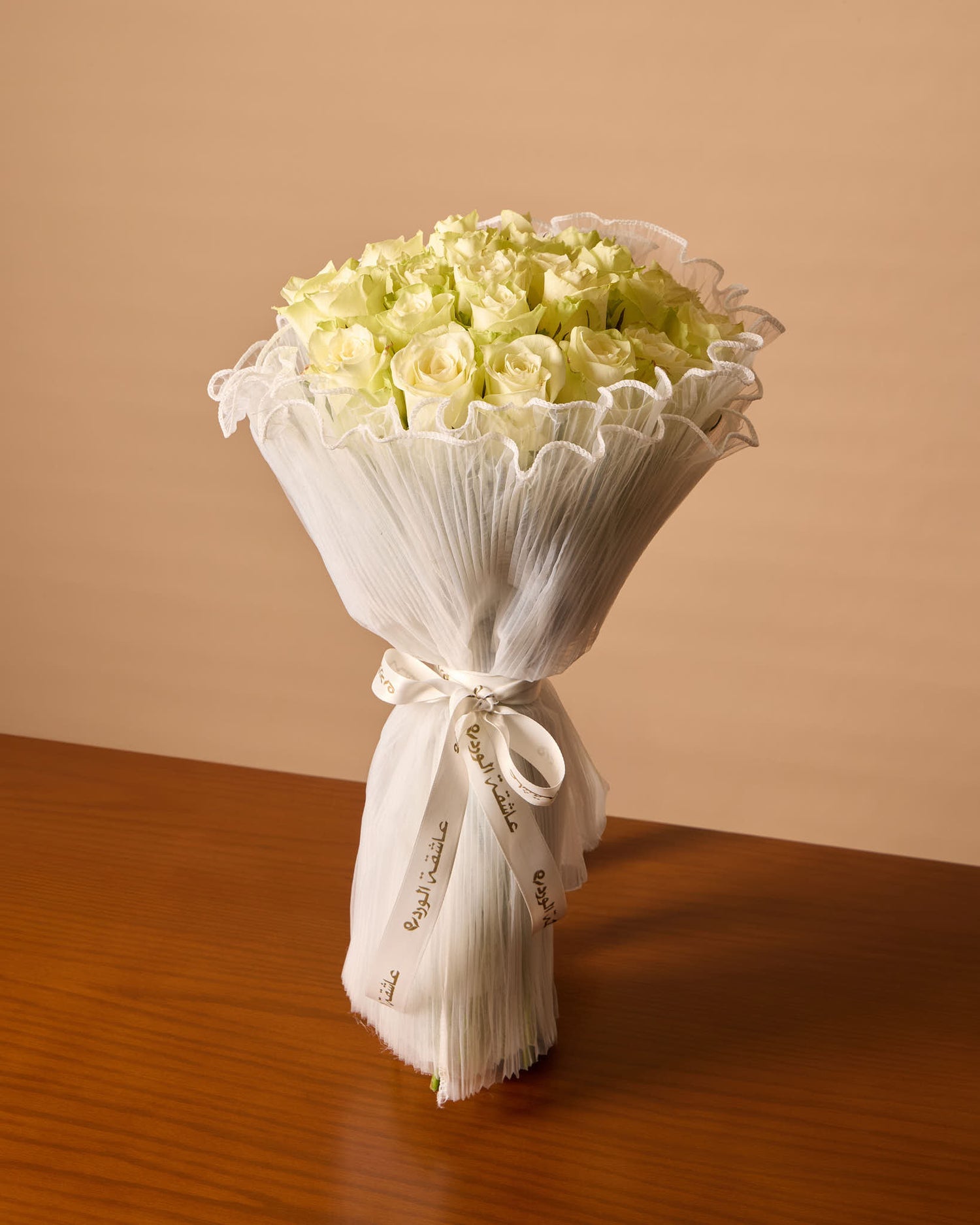 25 White Roses Bouquet
