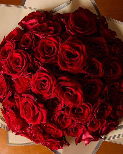 50 Red Roses Bouquet