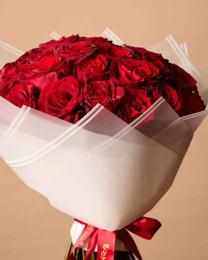 50 Red Roses Bouquet