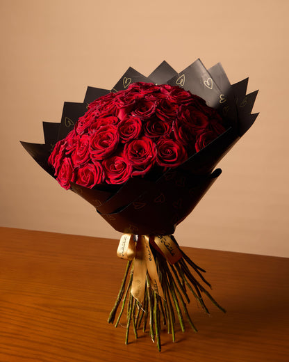 50 Red Roses Bouquet