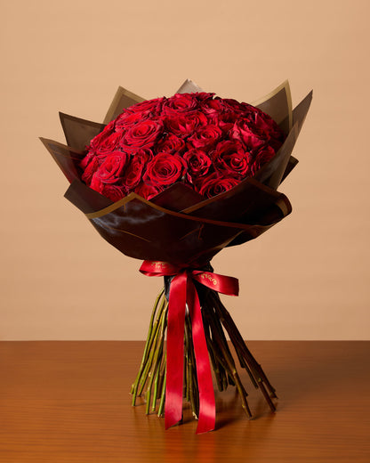50 Red Roses Bouquet