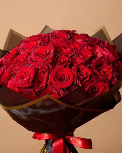 50 Red Roses Bouquet