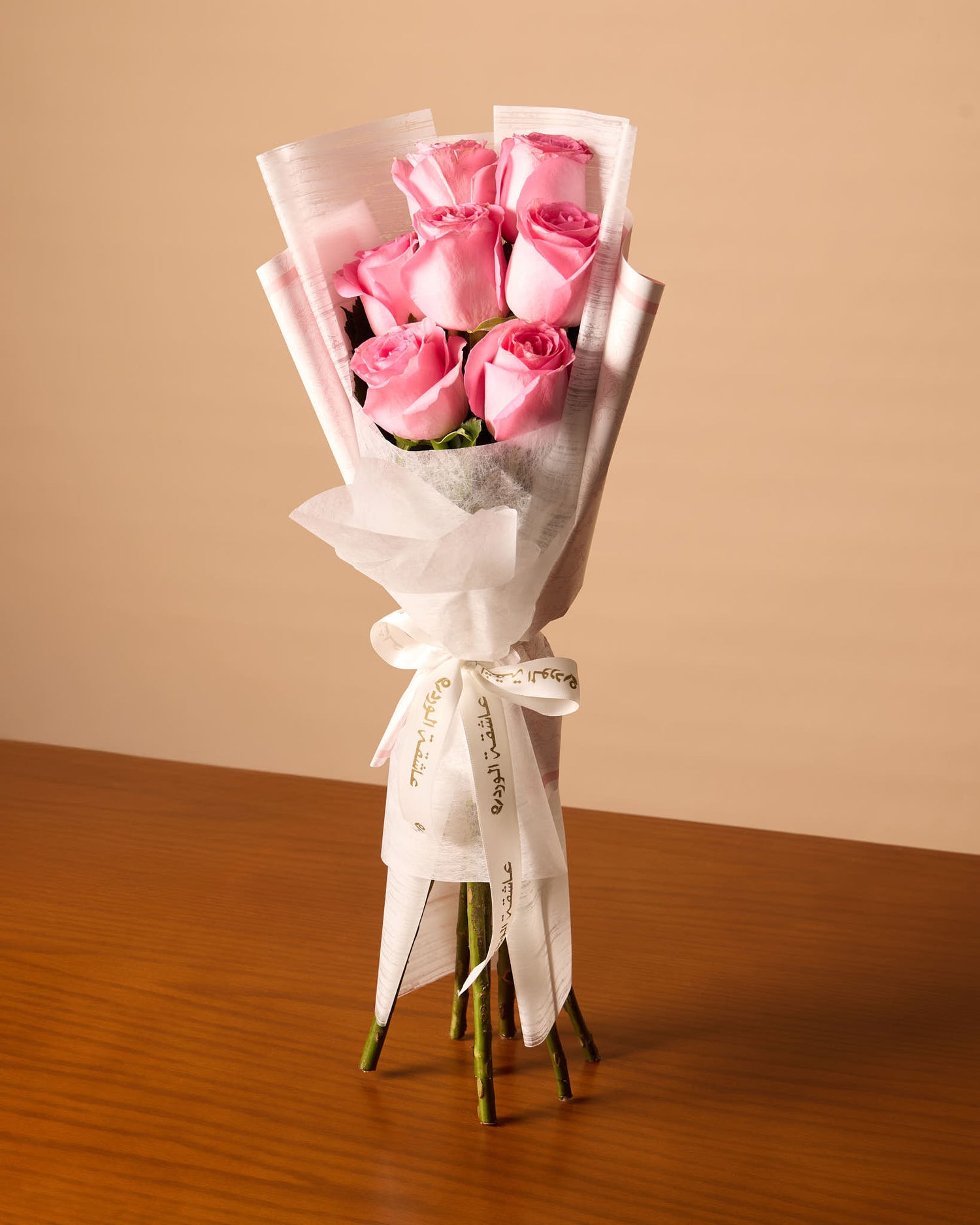 باقة من 7 ورود وردية