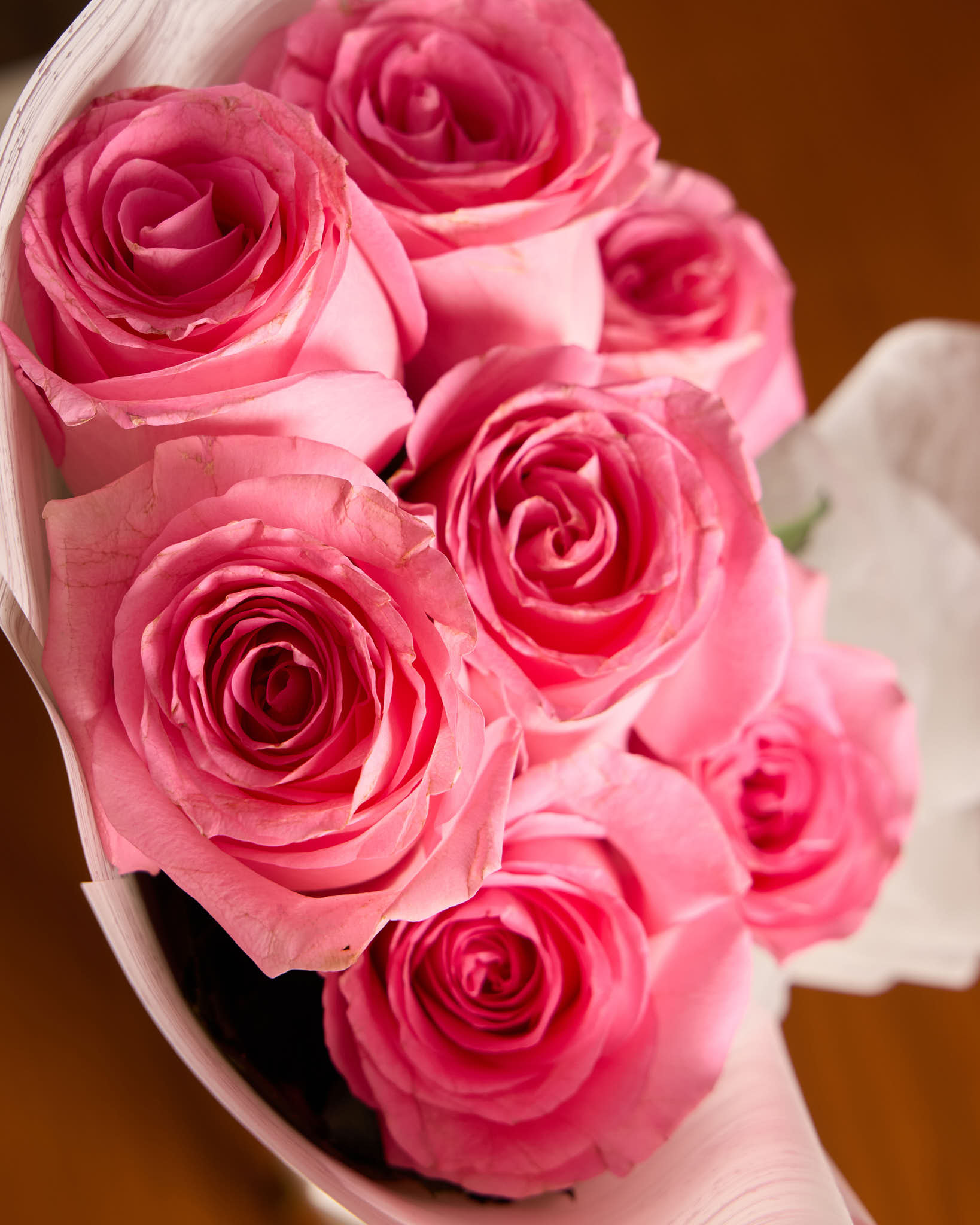 باقة من 7 ورود وردية