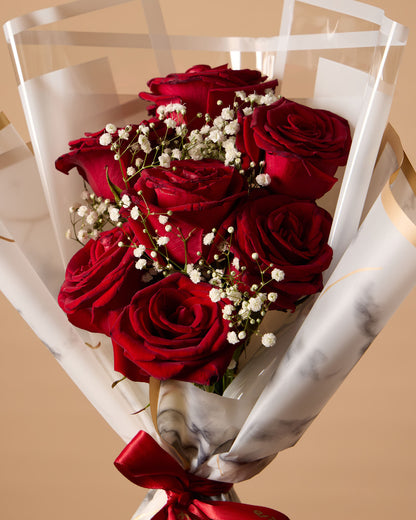7 Red Roses Bouquet