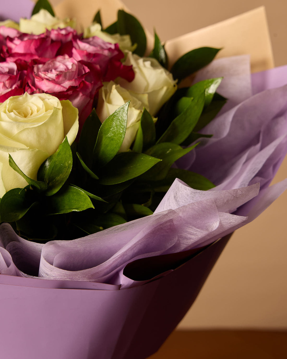 باقة من الورود المتفتحة