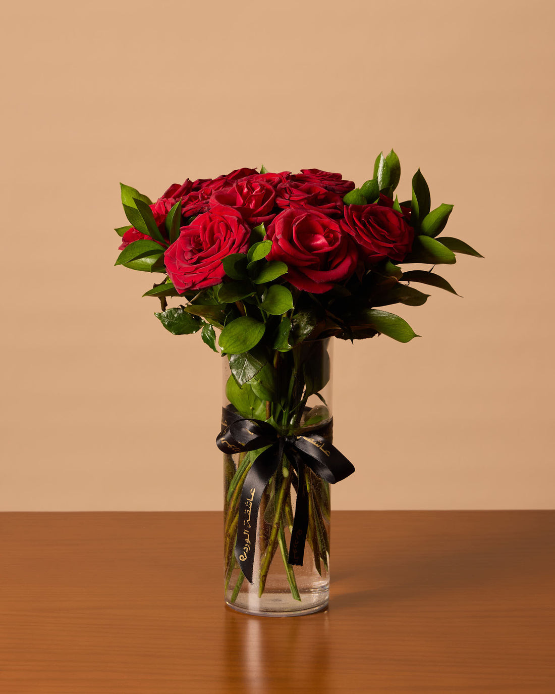 Red Roses Vase