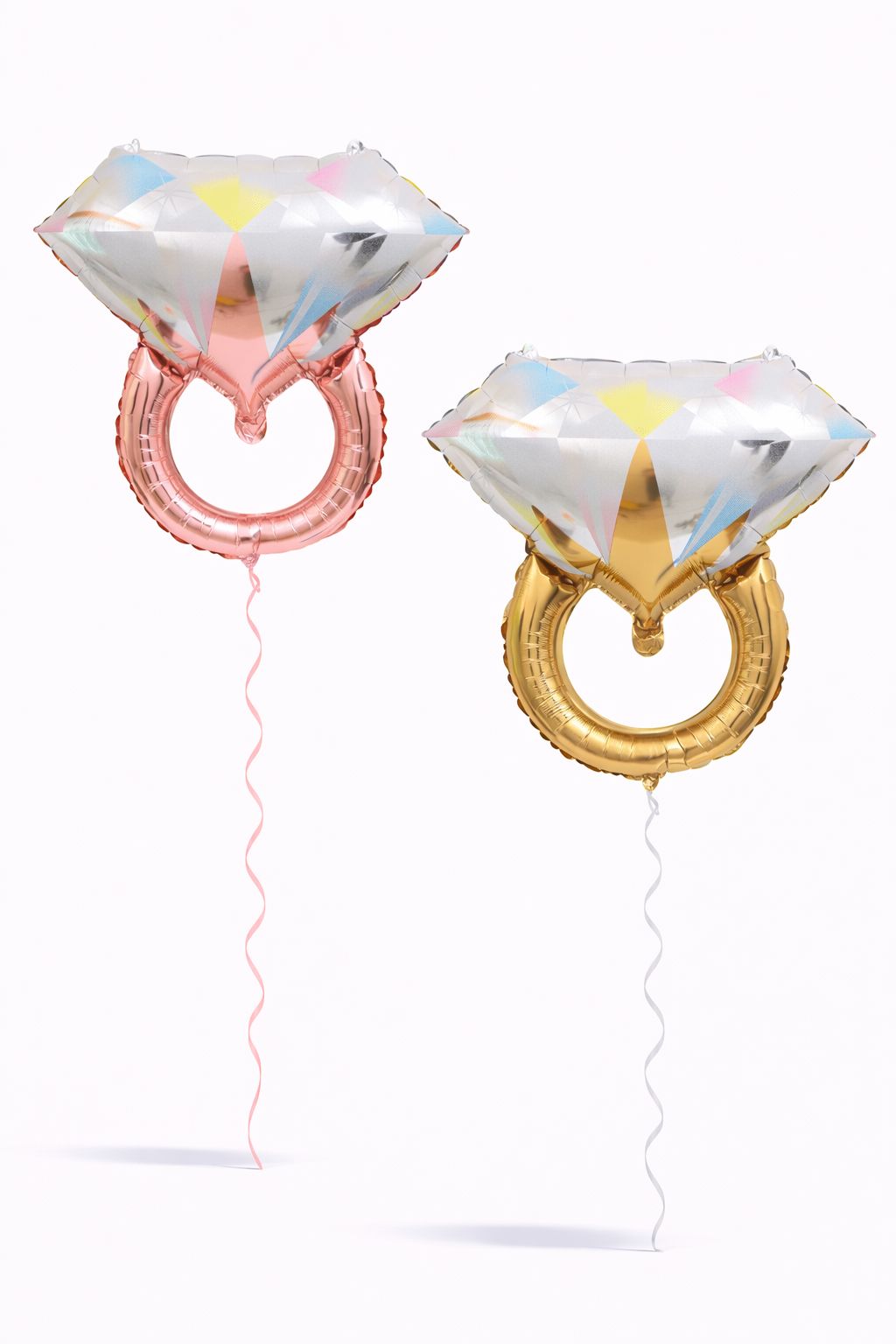 Engagement Ring Helium Balloon